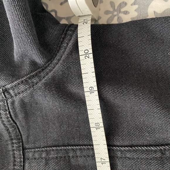 Sonoma Black Bomber Style Jeans Jacket. Size M. EUC - Picture 4 of 4